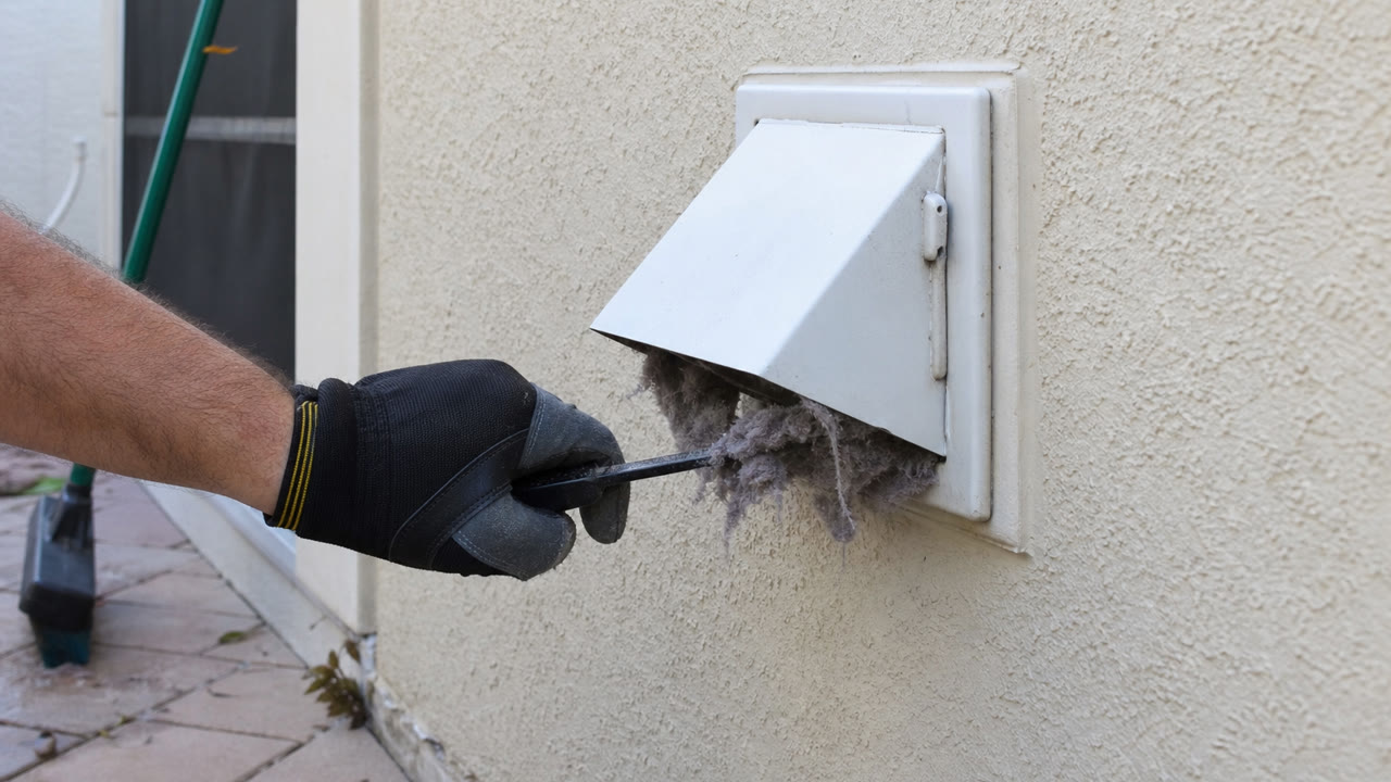 Orlando Dryer Vent Cleaning Exterior Vent near Orlando